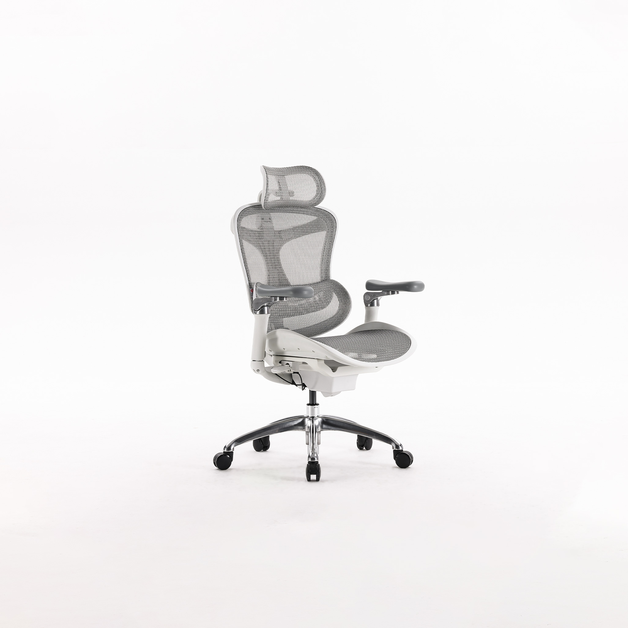 Dokk C300 ergonomic chair with adjustable lumbar support, front view